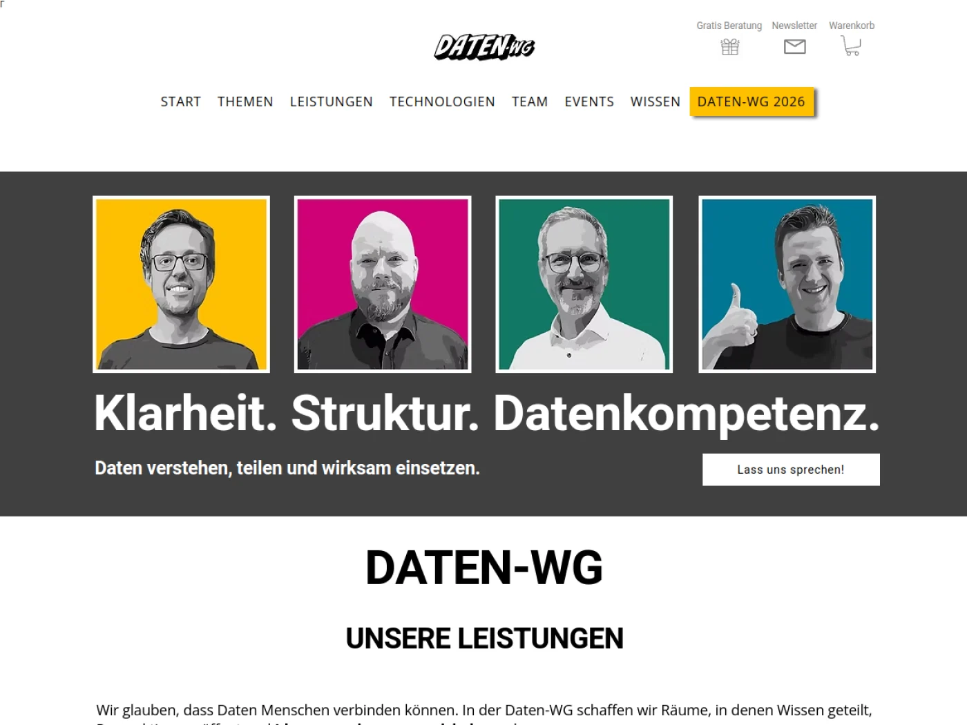 Daten-WG Website